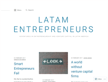 Tablet Screenshot of latamentrepreneurs.com